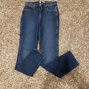 Madewell Indigo Straight Leg Jeans